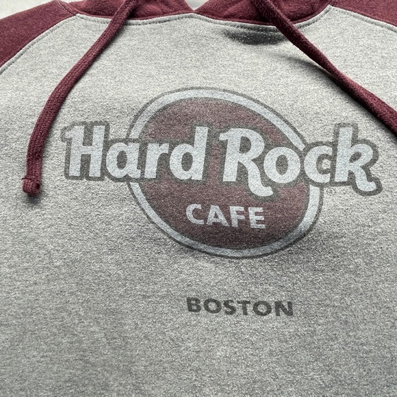 Hard Rock Cafe Boston Gray Hoodie M – Closed Location, Collector's Item - Picture 2 of 15